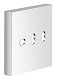 Grohe Euphoria Cube - Vyrovnávacie tlačidlo, chróm 27933000
