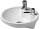 Duravit Architec - Jednootvorové umývadlo bez prepadu, priemer 400 mm, biele – umývadlo 0462400000