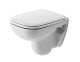 Duravit D-Code - Závesné WC Compact, alpská biela 22110900002