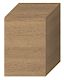 Jika Cubito - Nízka skrinka, 320x322x472 mm – dvere ľavé, farba dub H43J4201105191