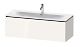 Duravit L-Cube - Umývadlová skrinka 400x1220x481 mm, 1 zásuvka, lesklá biela LC613902222