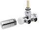 Sapho Mono One - Pripojovacia súprava ventilov termostatická jednobodová, chróm CP2050
