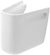 Duravit D-Code - Polostĺp, biely 0857180000