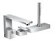 Axor Edge - Batéria na okraj vane, 3-otvorová inštalácia, chróm 46430000