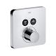 Axor ShowerSelect - Termostat pod omietku na 2 spotrebiče, chróm 36707000