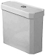 Duravit 1930 - Splachovacia nádrž, 430 mm x 175 mm, biela – nádrž, pripojenie vpravo alebo vľavo, s WonderGliss 08722000051
