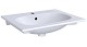 Geberit Acanto - Umývadlo 600x480 mm, s otvorom na batériu, s prepadom, s KeraTect, biela 500.640.01.8