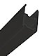 Ravak Pivot - Nastavovací profil PNPS, 1900 mm, čierna E778801319000