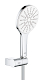 Grohe Rainshower SmartActive - Súprava sprchovej hlavice 130 9,5 l/min, 3 prúdy, držiaku a hadice, mesačná biela 26580LS0