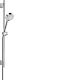 Hansa Basicjet - Sprchová súprava s nástennou tyčou 720 mm, chróm 44780233