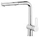 Paffoni Ringo - Dřezová baterie s výsuvnou sprškou, chrom RIN285CR