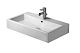 Duravit Vero - Umývadlo s prepadom, 700 mm x 470 mm, biele – jednootvorové umývadlo, s WonderGliss 04547000001