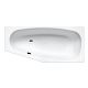 Kaldewei Advantage - Asymetrická vaňa Mini ľavá 832, 1570x 750/500 mm, celoplošný antislip, biela 224834010001