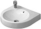 Duravit Architec - Bezotvorové umývadlo s prepadom, 575 mm x 520 mm, biele – umývadlo 0450580000