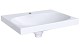 Geberit Acanto - Umývadlo 600x482 mm, otvor na batériu, so skrytým prepadom, biela 500.629.01.2