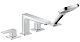 Hansgrohe Metropol - Páková štvorotvorová batéria na okraj vane, chróm 32553000