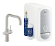 Grohe Blue Home - Drezová batéria Connected, s chladiacim zariadením a filtráciou, supersteel 31456DC1