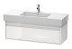 Duravit Ketho - Umývadlová skrinka 410x1200x455 mm, 1 zásuvka, lesklá biela KT669202222