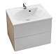 Ravak Rosa II - Skrinka pod umývadlo 760x490x470 mm, cappucino/biela X000001295