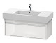 Duravit Ketho - Umývadlová skrinka 410x1000x455 mm, 1 zásuvka, lesklá biela KT669102222
