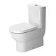 Duravit Darling New - WC kombi misa, Vario odpad, s HygieneGlaze, alpská biela 2138092000