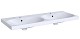 Geberit Acanto - Dvojumývadlo 1200x482 mm, 2 otvory na batérie, s prepadom, biela 500.627.01.2