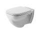 Duravit D-Code - Závesné WC, ploché splachovanie, alpská biela 22100900002