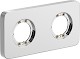 Ideal Standard Archimodule - 2-otvorová rozeta SOFT 83 mmx166 mm, chróm A1541AA