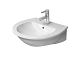 Duravit Darling New - Umývadlo s prepadom, 550 mm x 480 mm, biele – jednootvorové umývadlo 2621550000