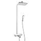 Hansgrohe Raindance Select - Termostatická vaňová batéria Showerpipe 360 s príslušenstvom, biela/chróm 27113400