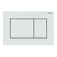 Geberit Sigma30 - Ovládacie tlačidlo na 2 množstvá splachovania, biela/biela mat 115.883.11.1