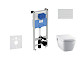 Ideal Standard ProSys - Set předstěnové instalace, sprchovací toalety a sedátka TECEone, tlačítka Oleas M2, Rimless, SoftClose, chrom mat ProSys120M SP56