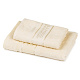 4home Kúpeľňový textil - Súprava uteráku a osušky, krémová 222029