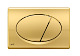 Alca plast Basic - Ovládací tlačítko splachování, zlatá M75