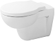 Duravit Bathroom_Foster - Závesný klozet, 360 mm x 570 mm, biely – klozet, s WonderGliss 01750900001