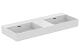 Ideal Standard Extra - Dvojumyvadlo 1200x450 mm, s přepadem, bez otvoru pro baterie, bílá T391101