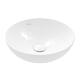 Villeroy & Boch Loop&Friends - Umyvadlo na desku, průměr 380 mm, bez přepadu, alpská bílá 4A450101