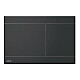 Alca plast Flat - Ovládanie splachovania, matná čierna FUN-BLACK