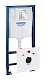 Grohe Rapid SL - Predstenová inštalácia s nádržkou na závesné WC, súprava Fresh a tlačidlo Skate Cosmopolitan S, chróm 39500000