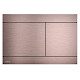 Alca plast Flat - Ovládanie splachovania, kefovaný red gold FUN-RG-B