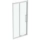 Ideal Standard i.Life - Posuvné sprchové dvere, dvojdielne, 1000 mm, silver bright/číre sklo T4941EO