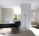Zehnder Metropolitan Bar - Kúpeľňový radiátor 1225x400 mm, rovný, stredové pripojenie 50 mm, biely lak MEP-120-040
