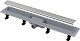 Alca plast Odtokové žľaby - Sprchový žľab Simple 750 mm, s okrajom na perforovaný rošt, vrátane roštu, nerezová mat APZ9-750M