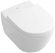 Villeroy & Boch Subway 2.0 - Závěsné WC, Aquareduct, s CeramicPlus, alpská bílá 560010R1