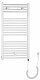 Aqualine Kúrenie - Vykurovacie teleso Direct-E, 450x960 mm, 300W, biela ILE94T