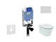 Ideal Standard ProSys - Set predstenovej inštalácie, klozetu a sedadla Connect Air, tlačidla Oleas M1, Aquablade, SoftClose, chróm mat ProSys80M SP95