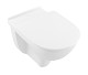 Villeroy & Boch ViCare - Závesné WC bezbariérové, zadný odpad, DirectFlush, CeramicPlus, alpská biela 4695R0R1