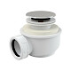 Alca plast Vaničkové sifony - Odtoková souprava pro vaničky, Click-Clack, chrom A476