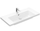 Villeroy & Boch Subway 3.0 - Umyvadlo 1000x470 mm, s přepadem, otvor pro baterii, alpská bílá 4A70A501