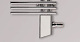 Kúpeľňový radiátor 1772x800 mm, rovný, stredové pripojenie 50 mm, jednoradový, chróm